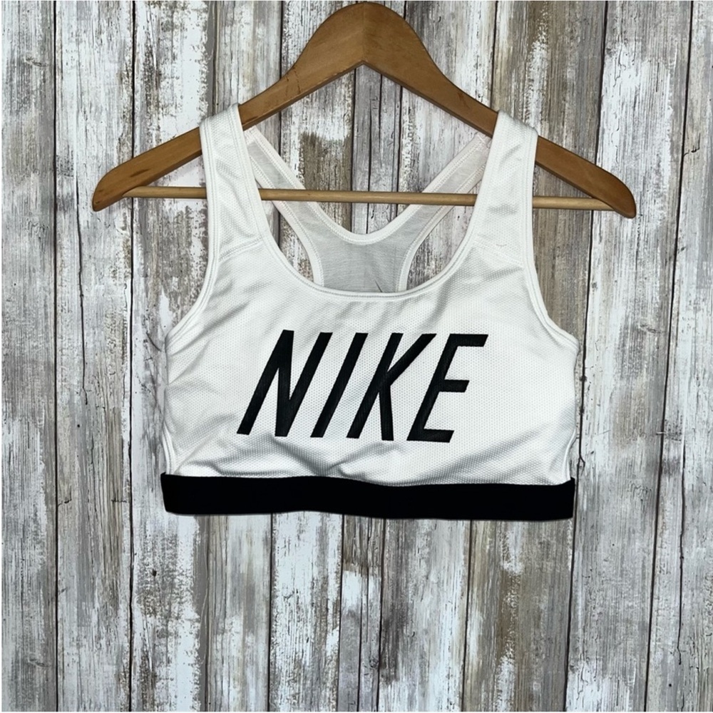 Nike White Yoga Running Sports Bra - Picture 2 of 5